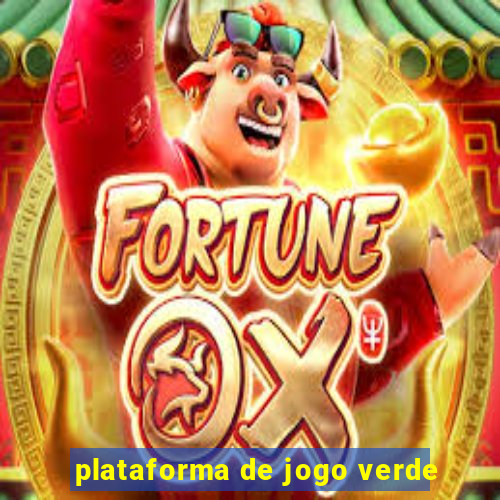 plataforma de jogo verde